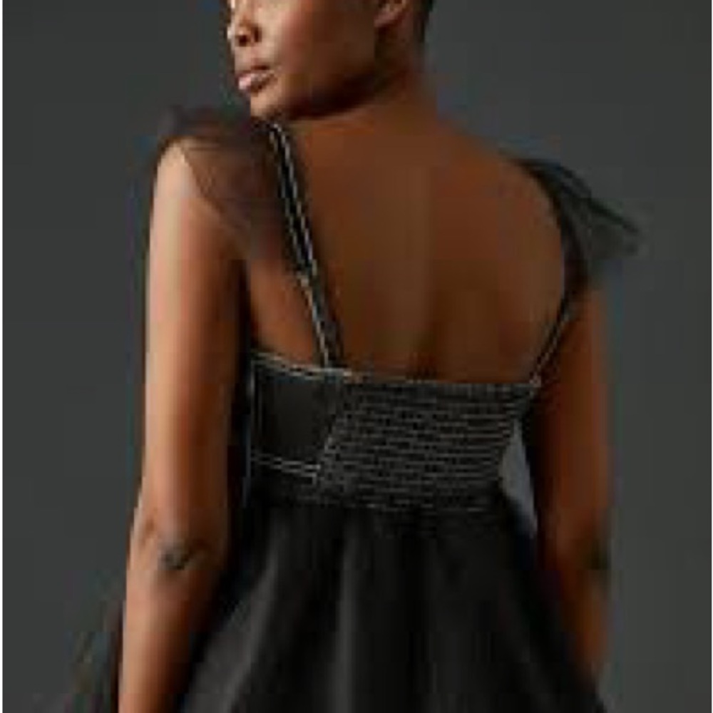 Pilcro Anthropologie Tulle Babydoll Blouse Size Medium NWT - Picture 10 of 10